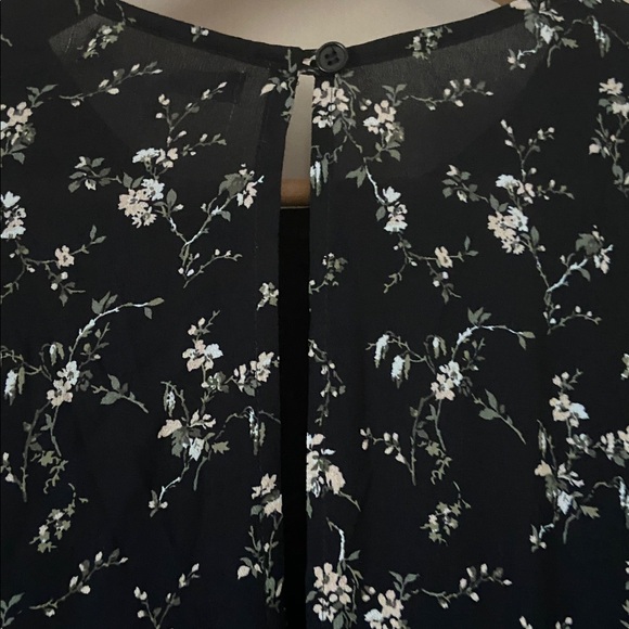 Reformation Doutzen Floral Ruffle Trim Mini Dress Size 12 - Picture 12 of 13